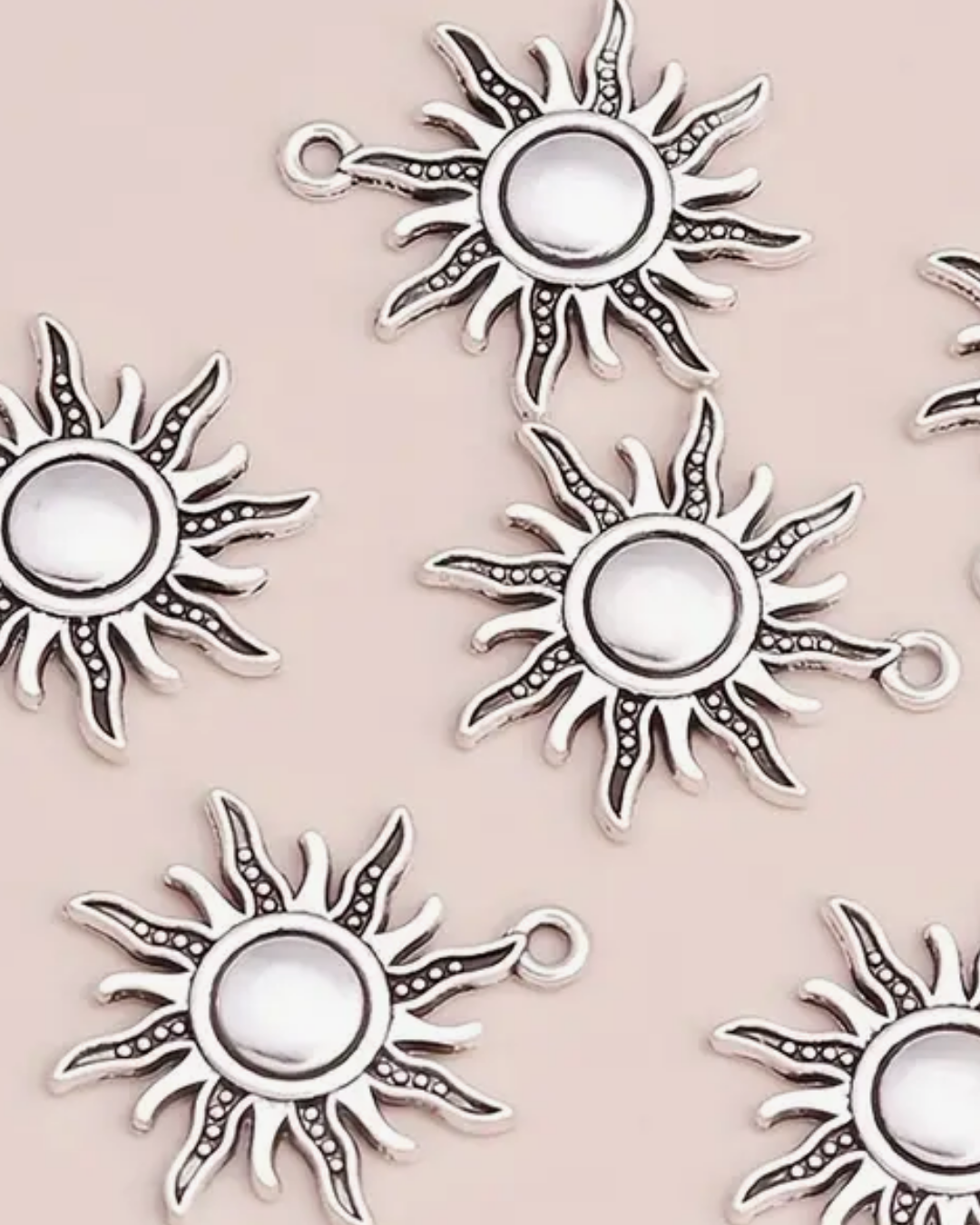 Sonne- Charm Silber