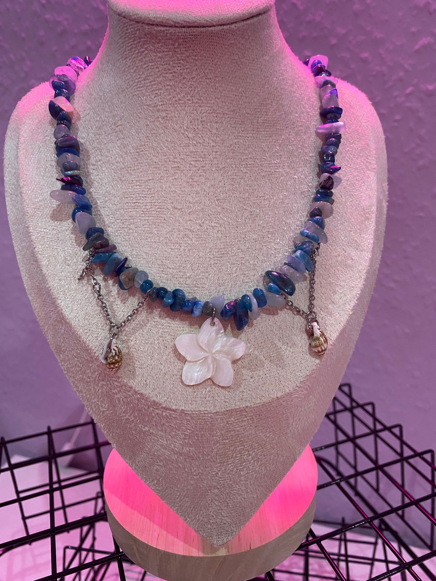 UNIKATKETTE- „Siren’s Tidal Bloom 🌊🐚🌸“