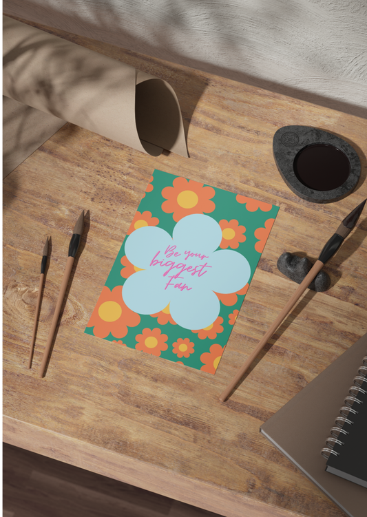 Selbstliebe- Postkarte- „Be your biggest Fan“