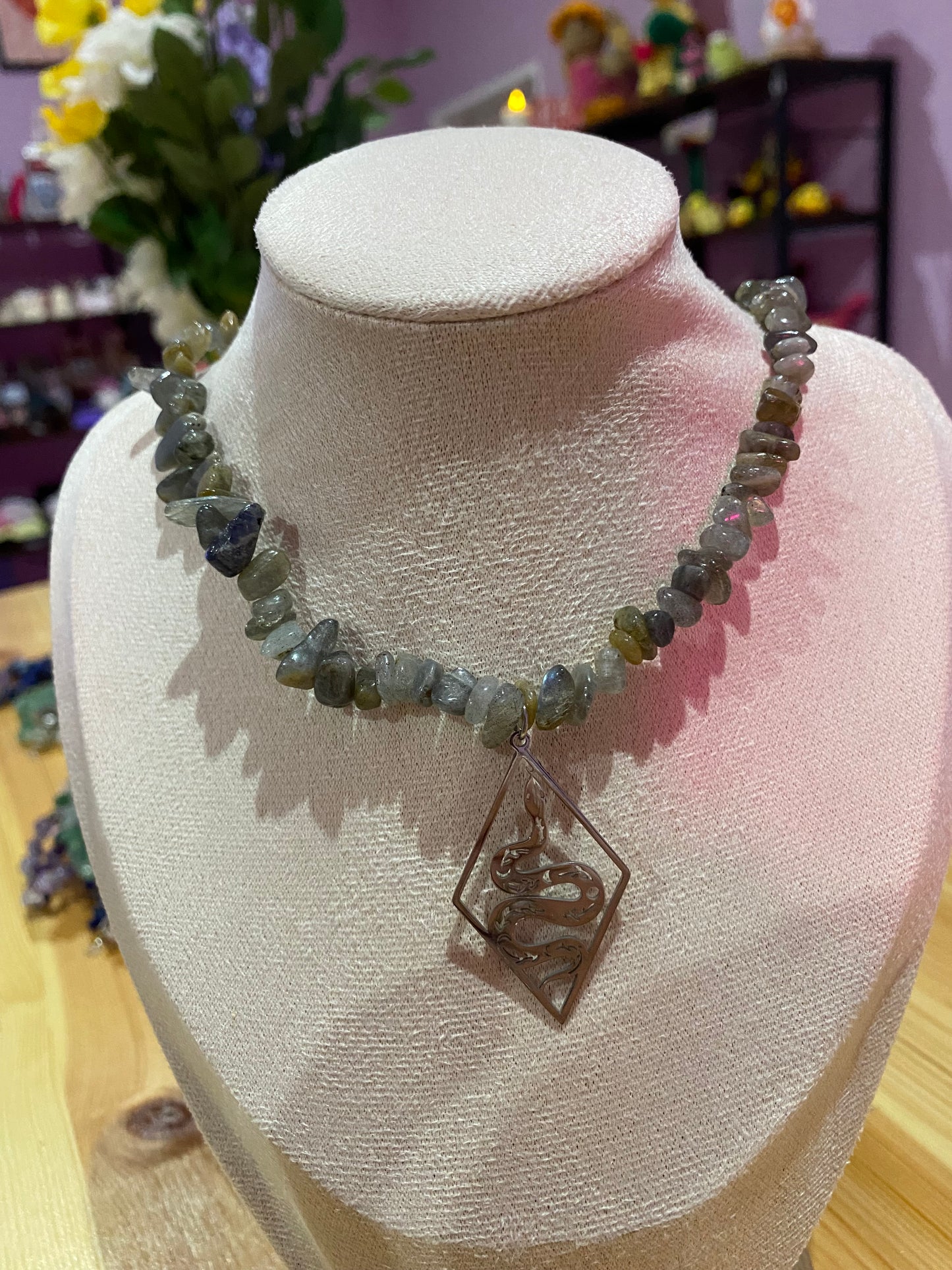 AURALINE Kette- „Serpent Shadow 🐍🌑✨ “