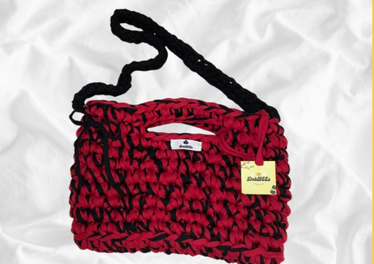 Tasche „KLARA“- rot- schwarz