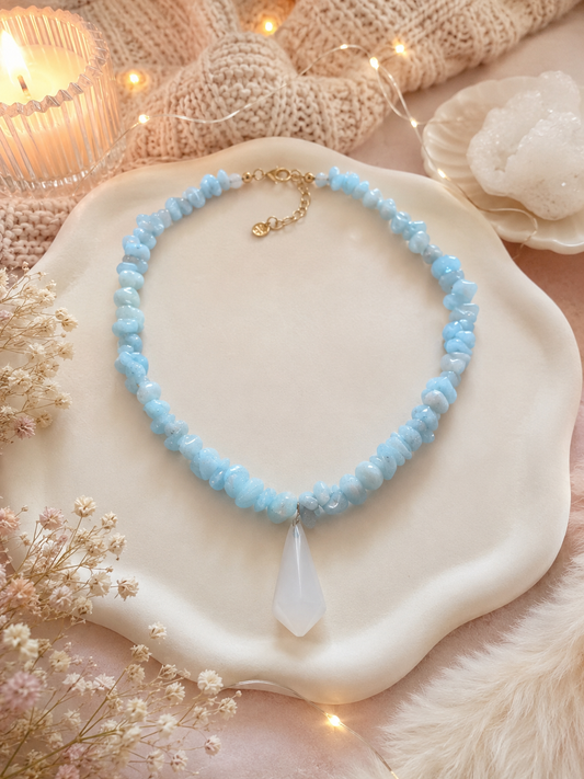 AURALINE Kette- „Ocean Whisper 🌊✨💙“