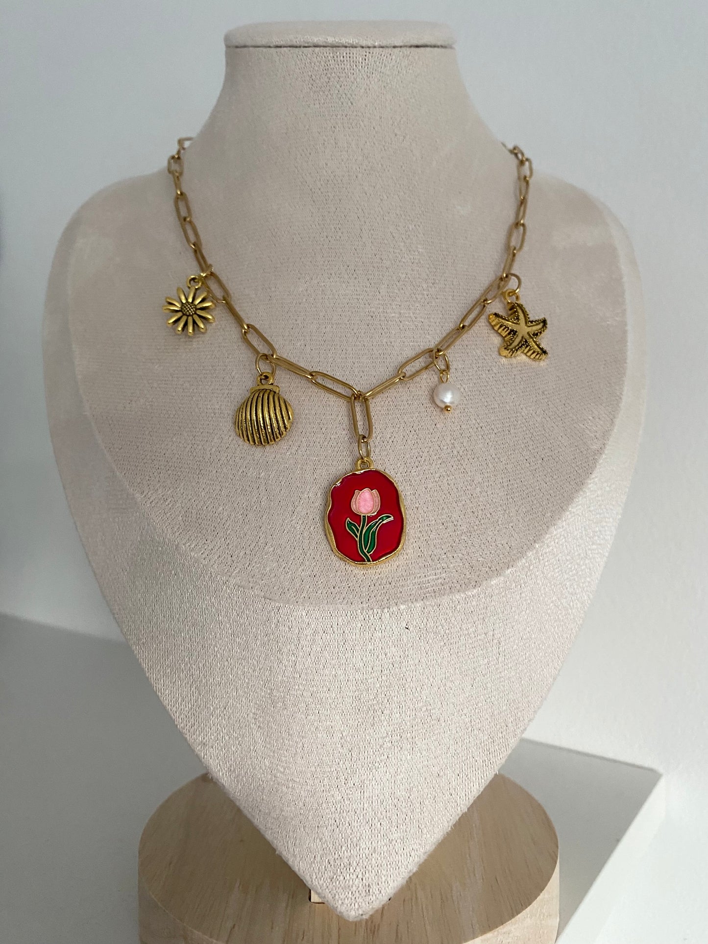 Charm- Kette „Golden Shore“ Gold
