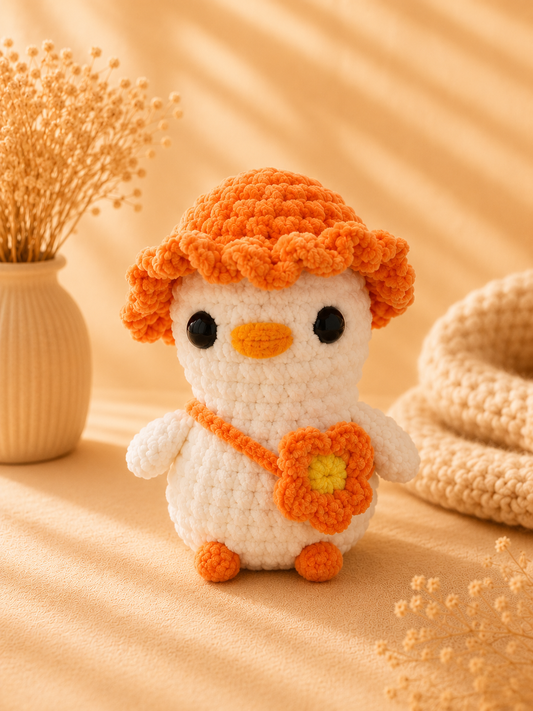 Elfriede die Ente- Orange