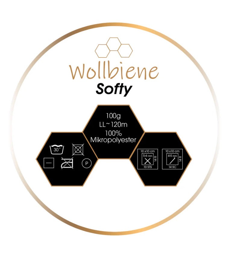 Wollbiene Chenillewolle Softy