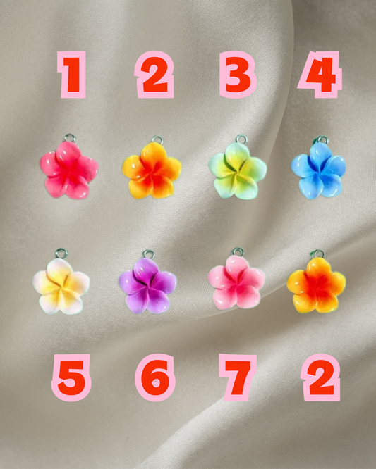 Hibiskusblume- Charm bunt