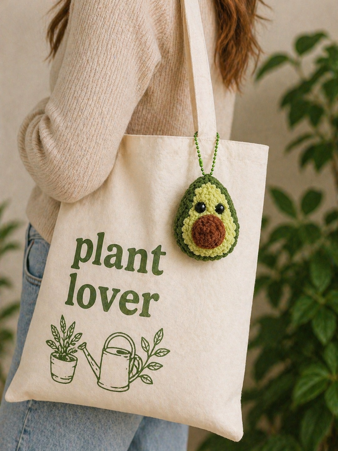 Schlüssel-/ Taschenanhänger- Anton Avocado