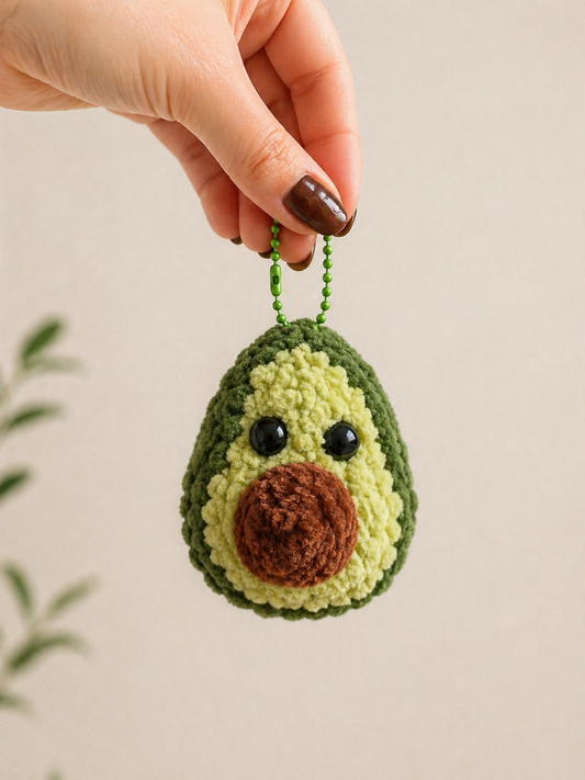 Schlüssel-/ Taschenanhänger- Anton Avocado