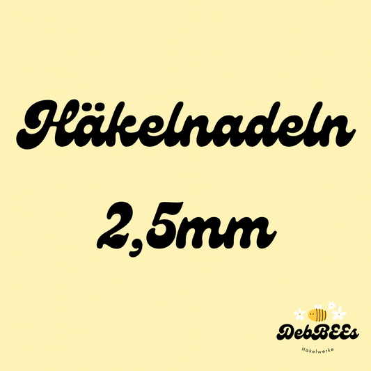 Ergonomische Häkelnadel 2,5mm