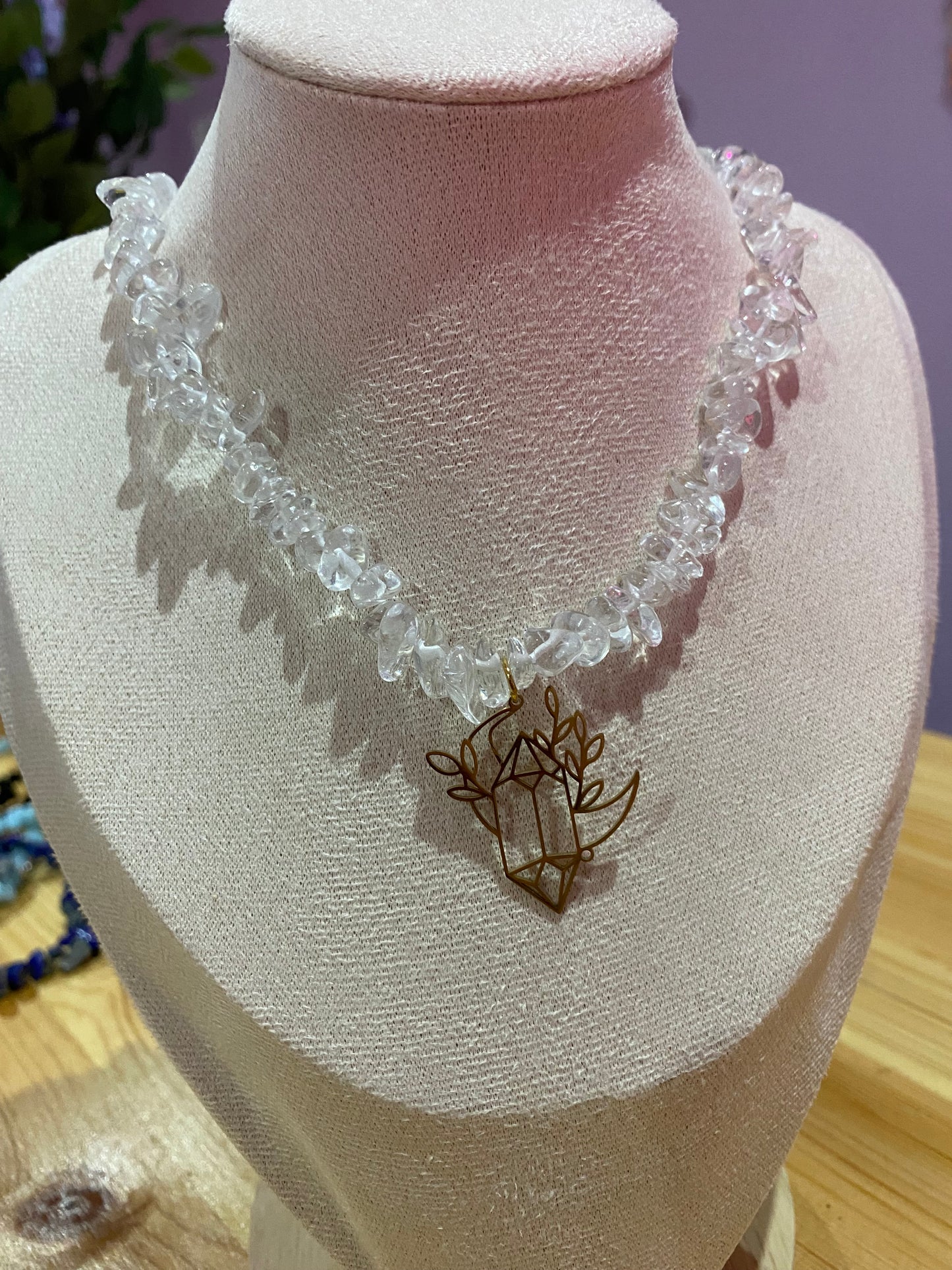 AURALINE Kette- „Moonlit Crystal 🌙💎✨“