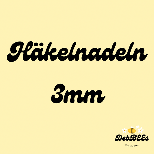 Ergonomische Häkelnadel 3mm