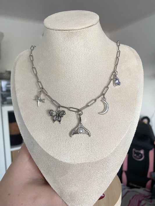 Charm- Kette „Luna Mermaid“ Silber