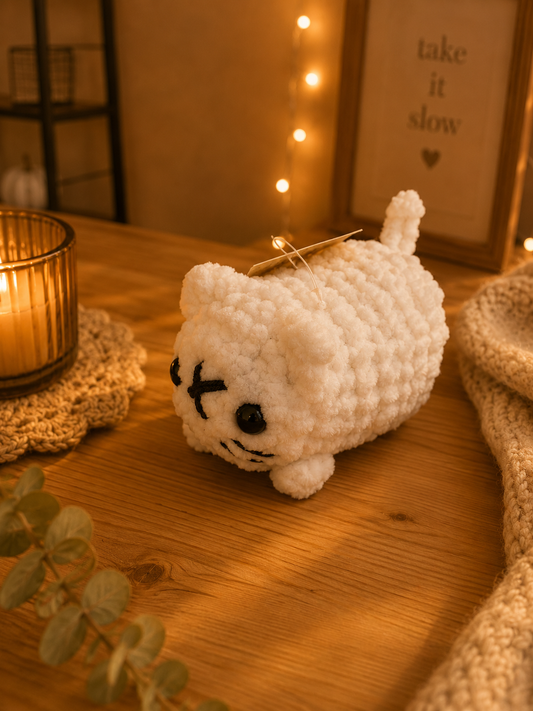 Weiße Babykatze