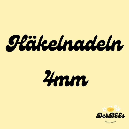 Ergonomische Häkelnadel 4mm