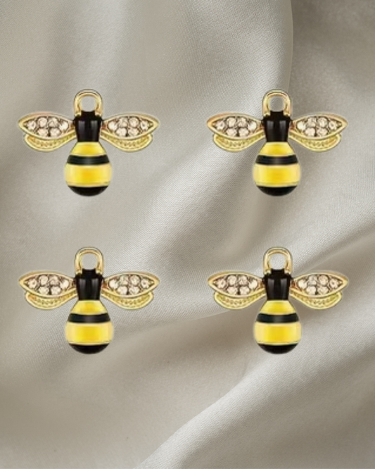 Biene- Charm Gold