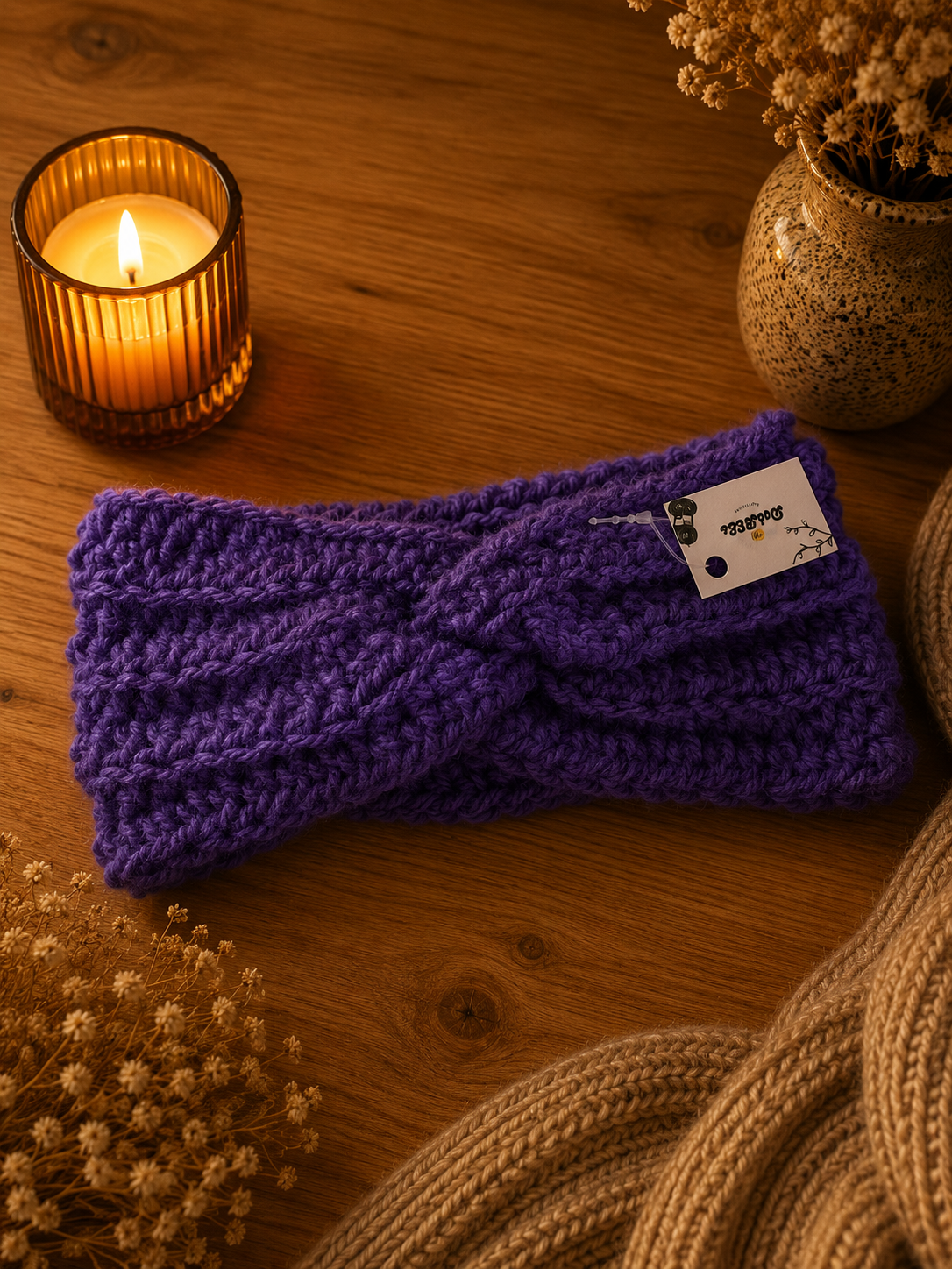 Stirnband lila