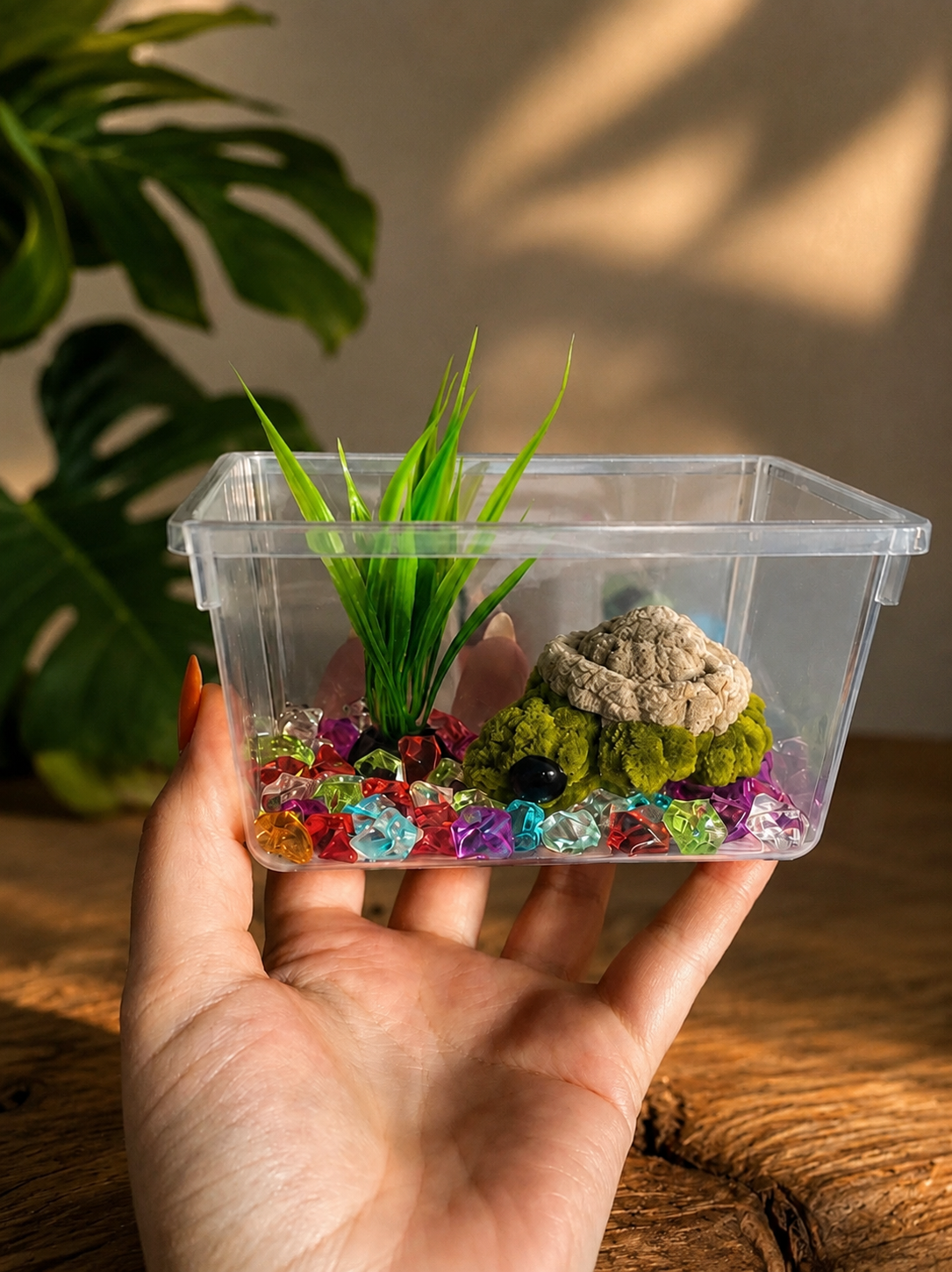 Pflegeleichtes Mini-Haustier 🐸🐢🐟🩷