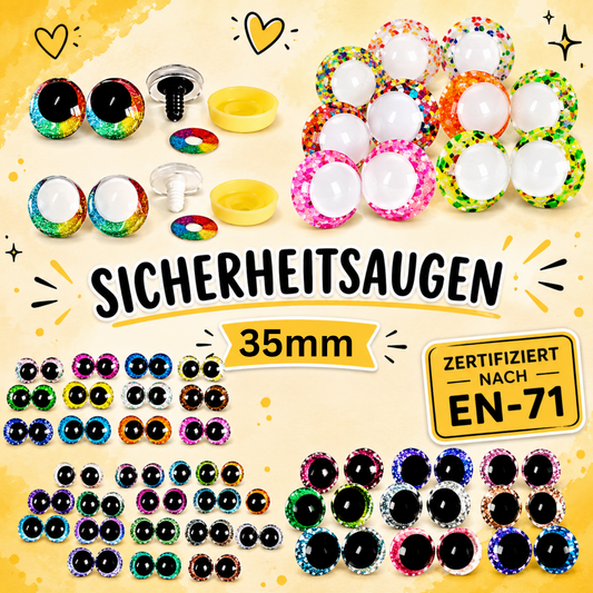 Verschiedene Sicherheitsaugen - 35mm