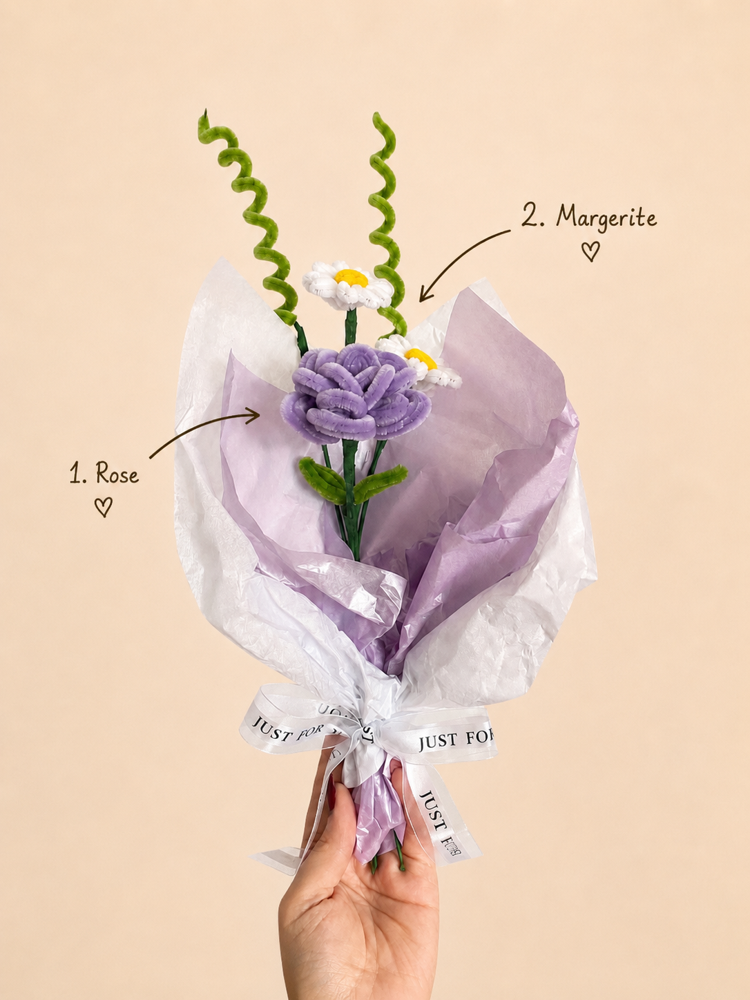 💐 Dein Für-immer-Strauß- Konfigurator| Handgemachte Blumen, die niemals verwelken